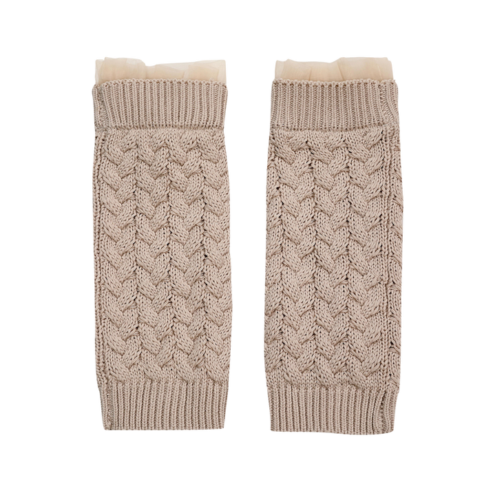 Donsje Ilotu Leg Warmers | Soft Sand