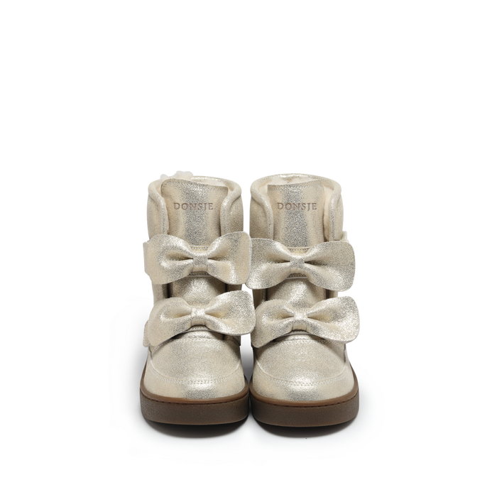 Donsje Isa Exclusive Boots | Silver Metallic Leather