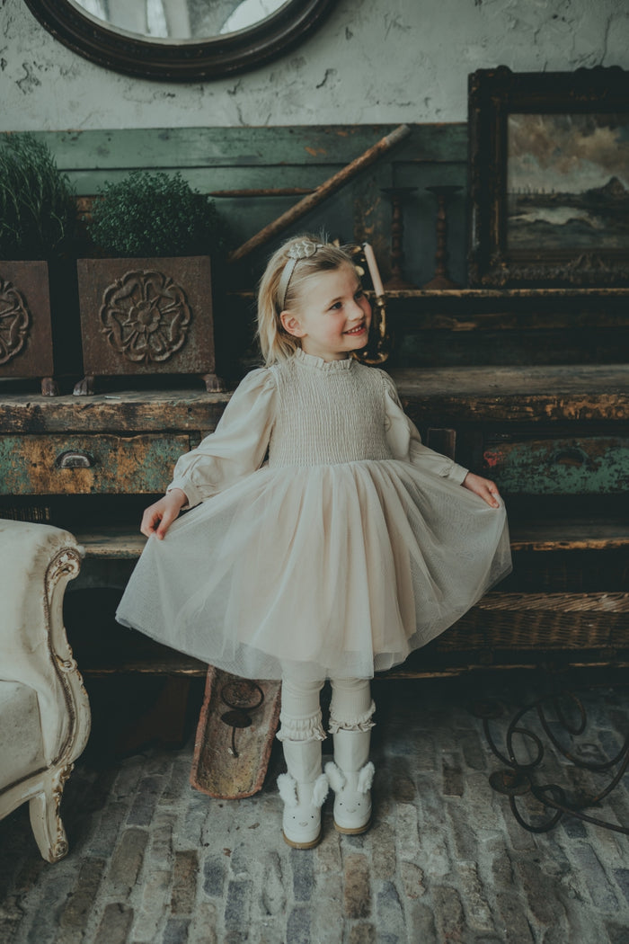 Donsje Janice Dress | Crispy White