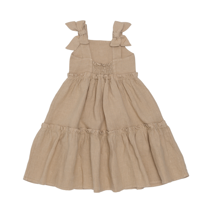 Donsje Janne Linen Dress | Latte