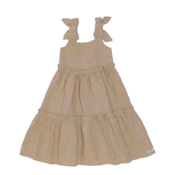 donsje Janne Linen Dress | Latte