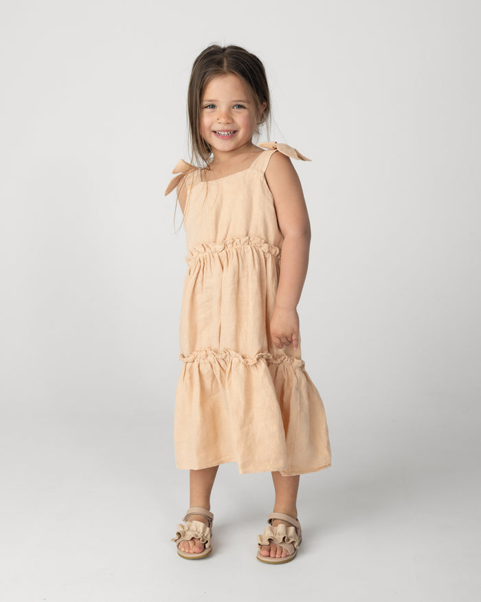 Donsje Janne Linen Dress | Light Coral