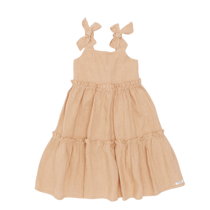 donsje Janne Linen Dress | Light Coral