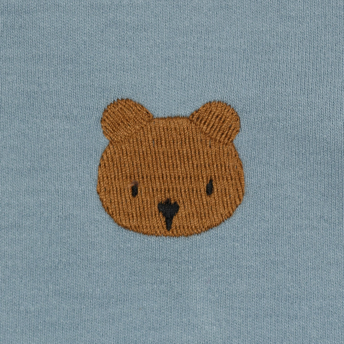 Donsje Jarne T-shirt | Bear | Foggy Blue