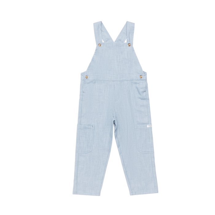 donsje Jaylen Linen Overalls | Sky Blue