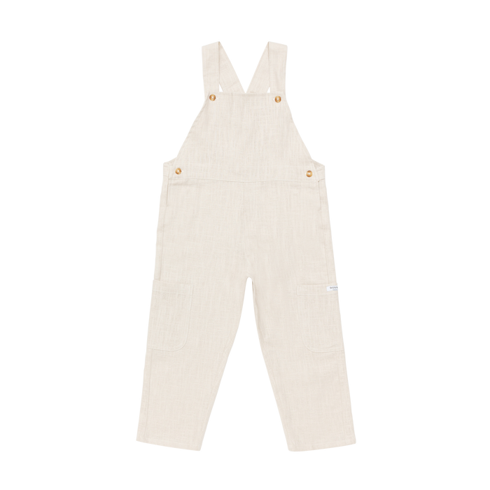 donsje Jaylen Linen Overalls | Soft Sand