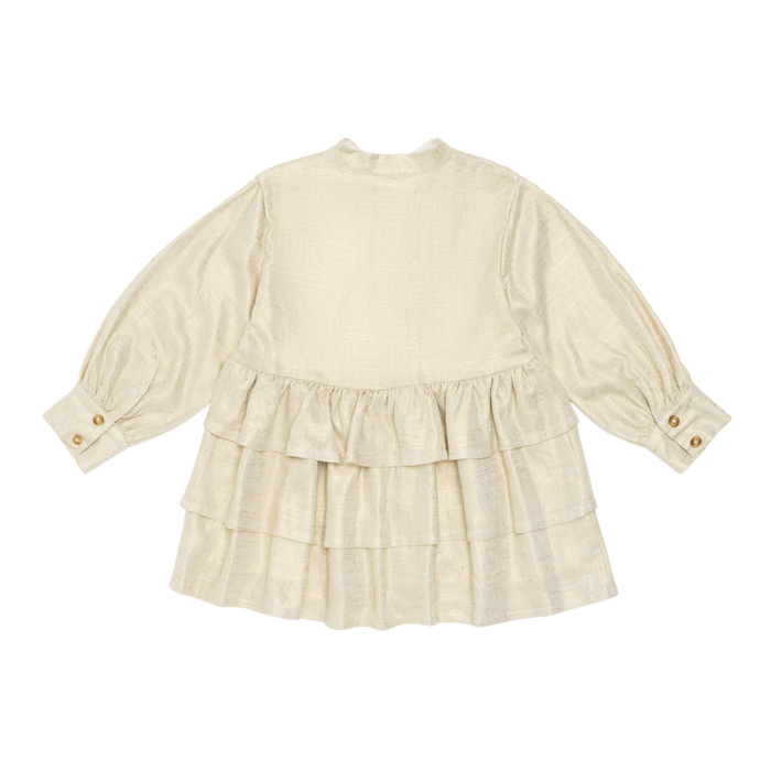 Donsje Jazzley Dress | Soft Sand Metallic