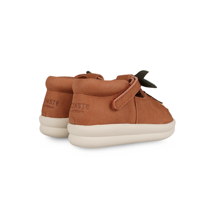Donsje Joeka Shoes | Papaya | Walnut Nubuck
