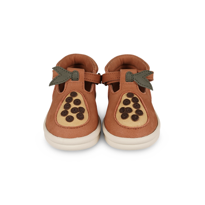 Donsje Joeka Shoes | Papaya | Walnut Nubuck