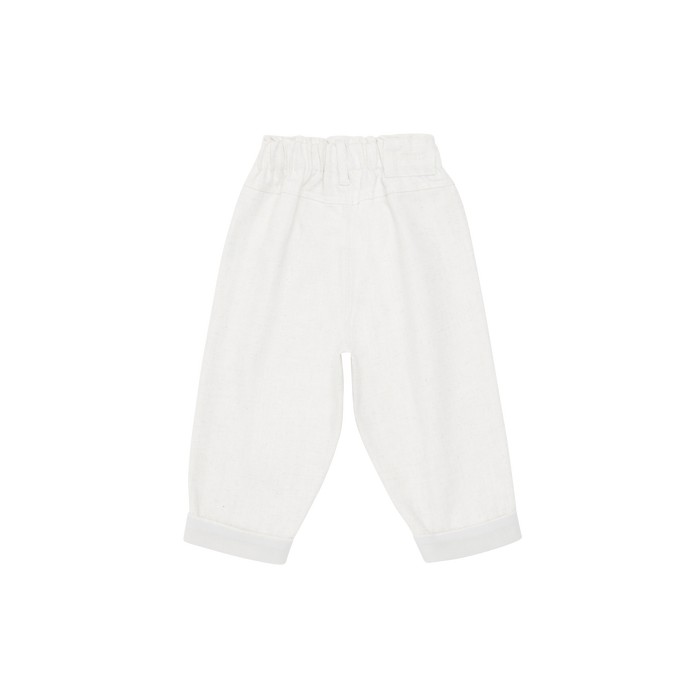 Donsje Josefine Trousers | White Sand Melange