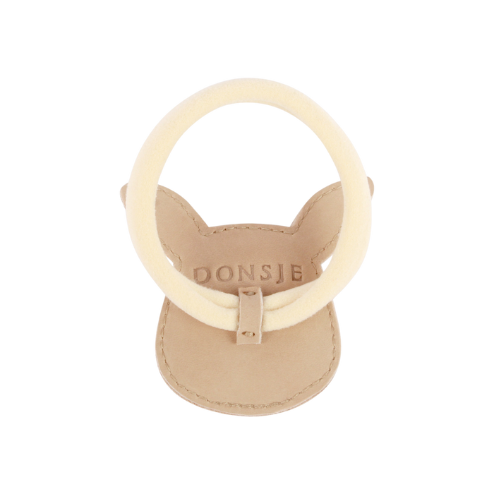 Donsje Josy Classic Hair Tie | Bunny | Taupe Nubuck