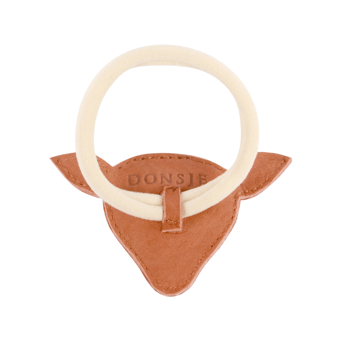 Donsje Josy Classic Hair Tie | Deer | Walnut Nubuck