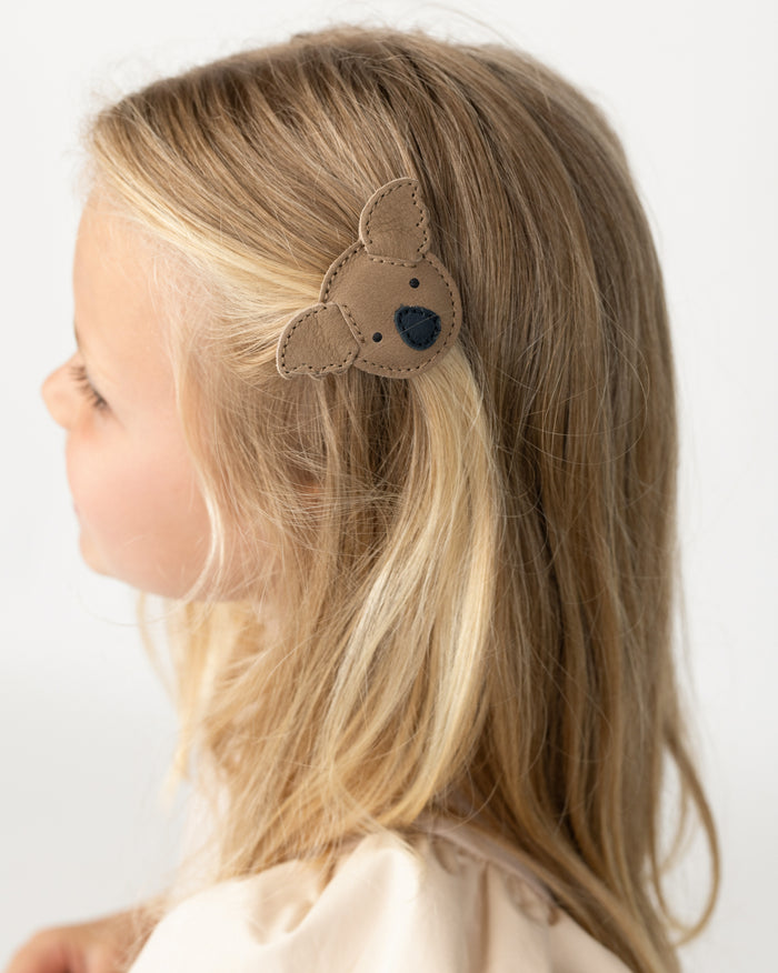 Donsje Josy Classic Hair Tie | Koala | Truffle Nubuck