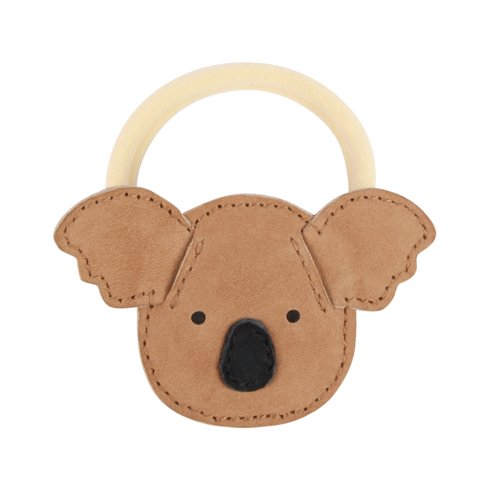 donsje Josy Classic Hair Tie | Koala | Truffle Nubuck