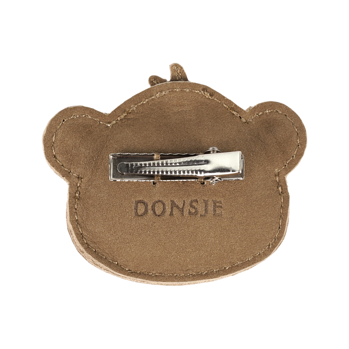 Donsje Josy Special Hairclip | Monkey | Truffle Nubuck