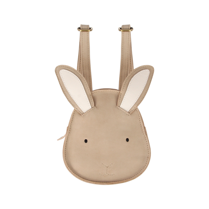 donsje Kapi Classic Backpack | Bunny | Taupe Nubuck