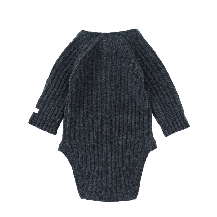 Donsje Kees Merino Wool Romper | Dark Navy Melange