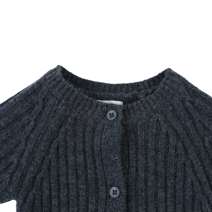 Donsje Kees Merino Wool Romper | Dark Navy Melange