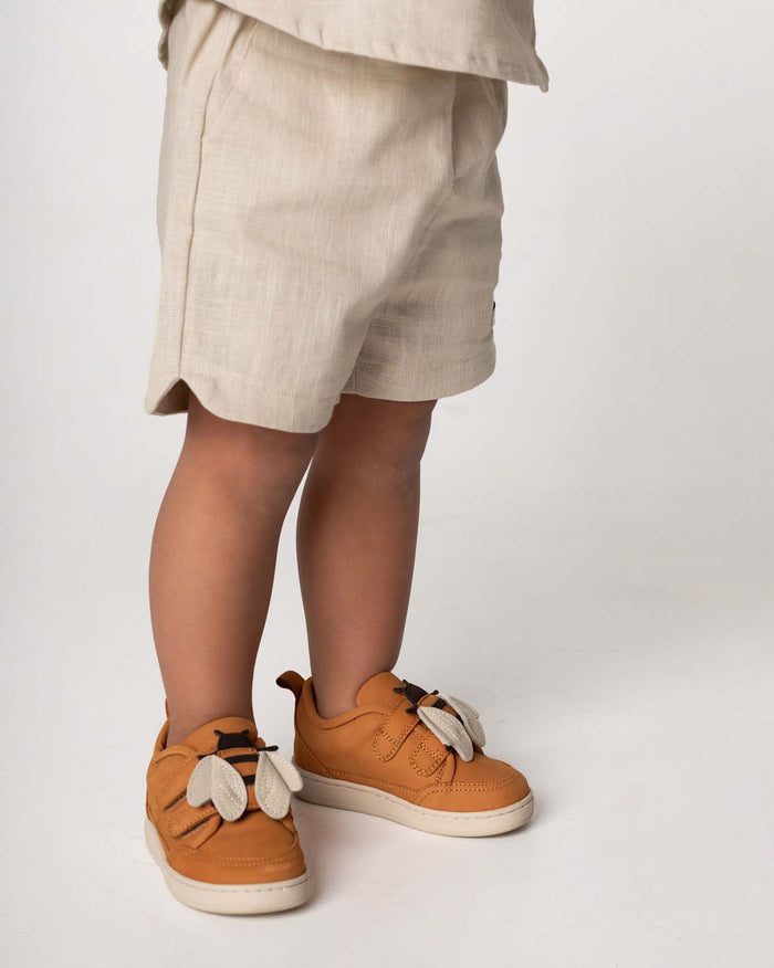 Donsje Kien Sneakers | Bee | Toffee Nubuck