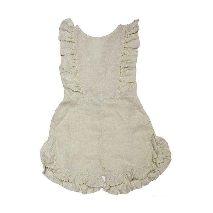 donsje Kiki Linen Playsuit | Dune