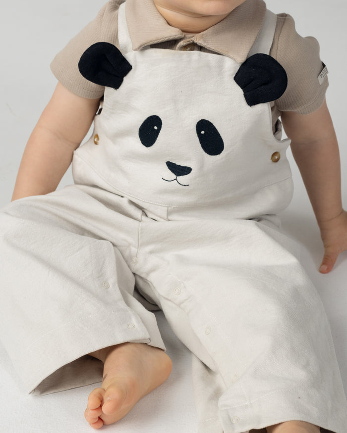 Donsje Kladi Overalls | Panda | Birch