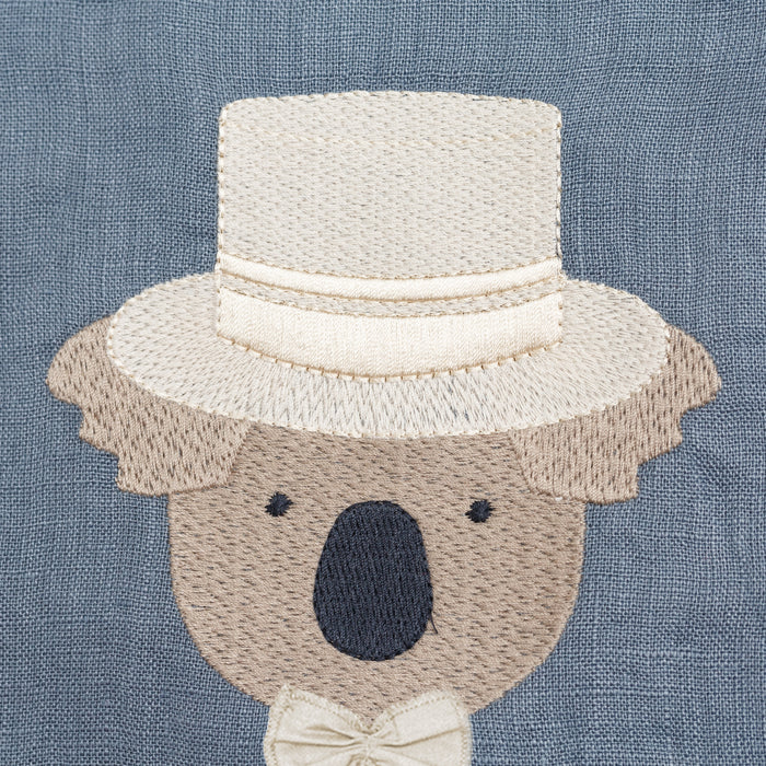 Donsje Larsel Linen Gilet | Groom | Dark Spruce