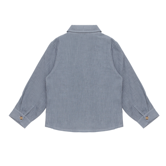Donsje Leom Linen Shirt | Dark Spruce
