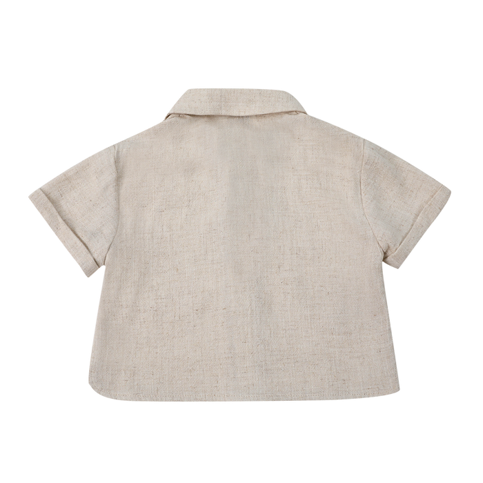 Donsje Lerie Shirt | Warm White Melange