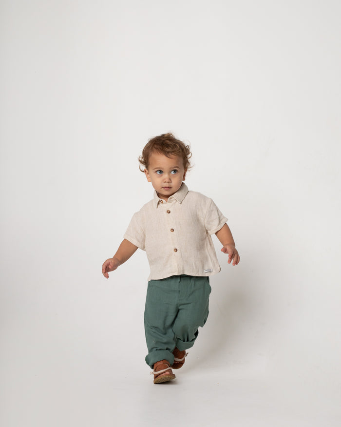 Donsje Lerie Shirt | Warm White Melange