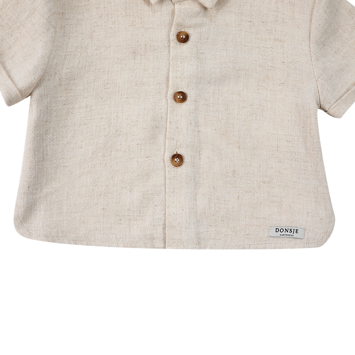 Donsje Lerie Shirt | Warm White Melange