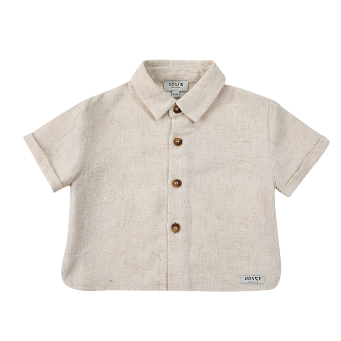 donsje Lerie Shirt | Warm White Melange