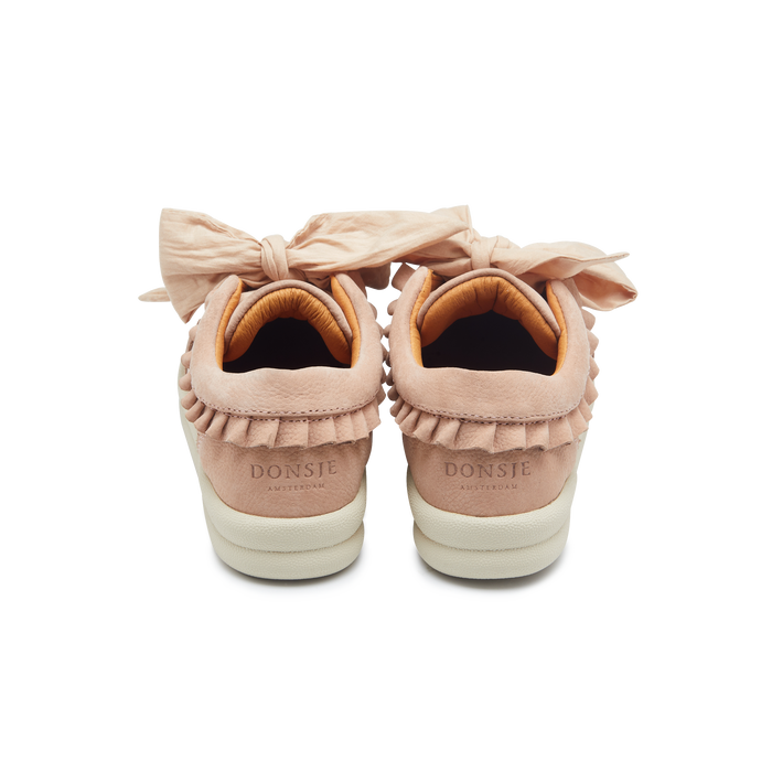 Donsje Lexley Sneakers | Coral Betting Leather