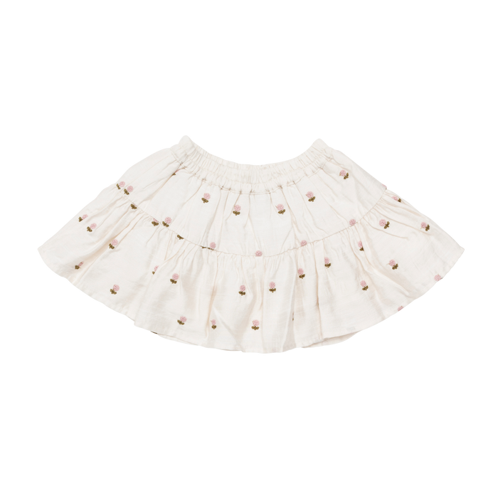 Donsje Lindie Skirt | Roses | Warm White