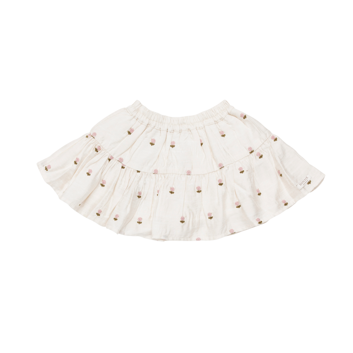 donsje Lindie Skirt | Roses | Warm White