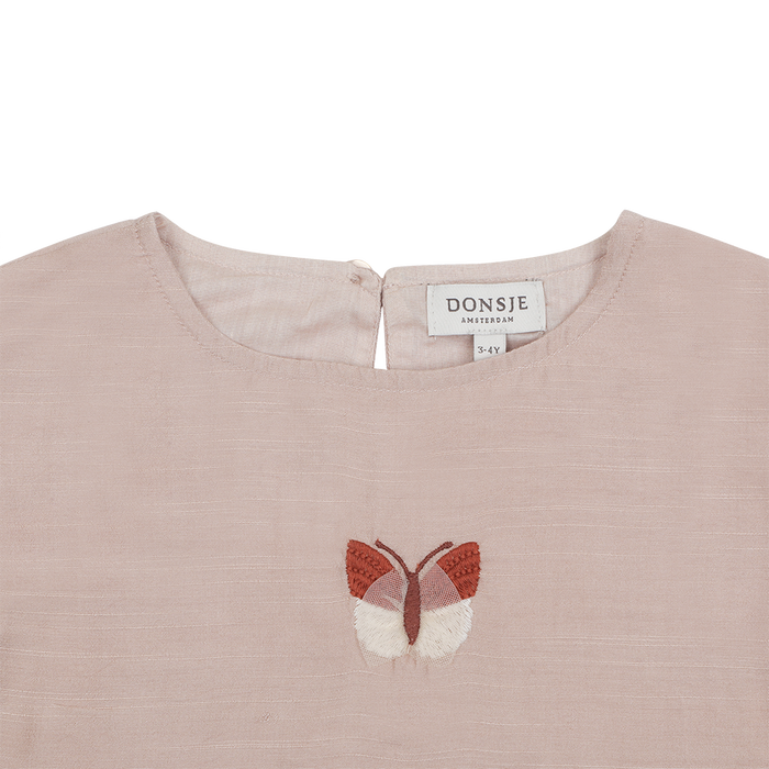 Donsje Linzie Top | Vlinder | Rose Mocha