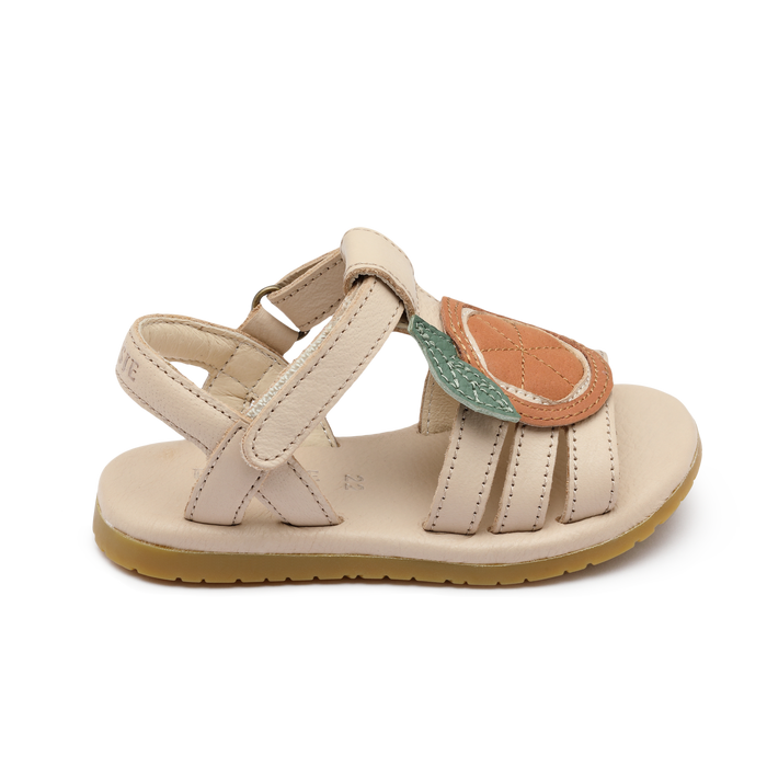 Donsje Lodie Sandals | Arancia | Cream Leather
