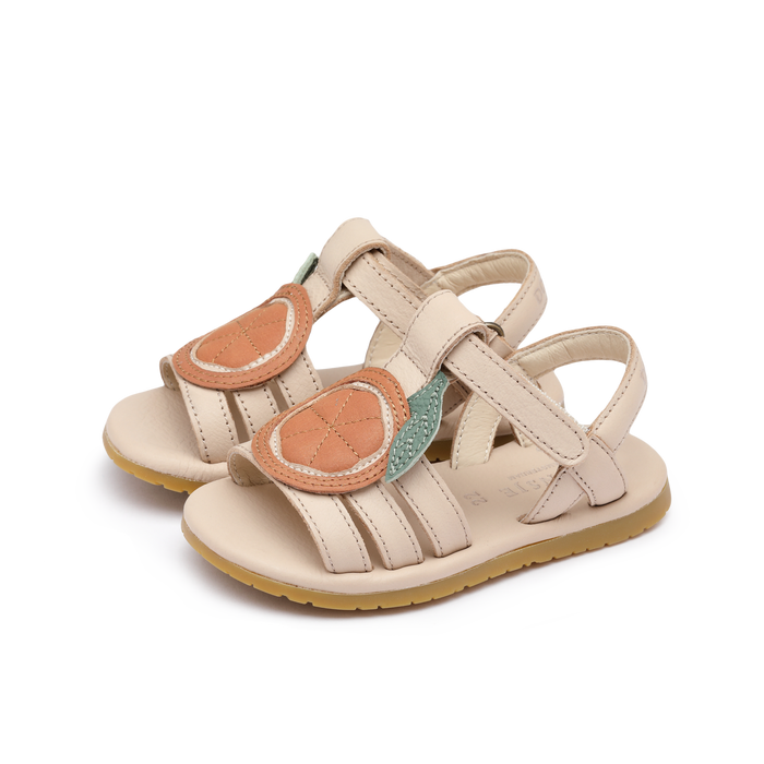 donsje Lodie Sandals | Arancia | Cream Leather