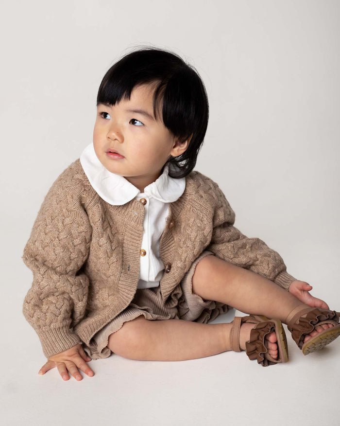 Donsje Loena Cardigan | Latte Melange