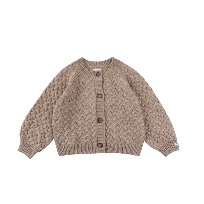 donsje Loena Cardigan | Latte Melange
