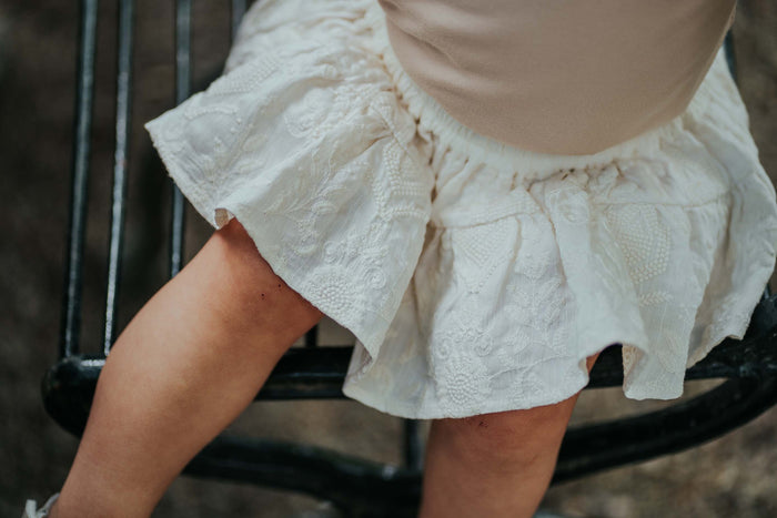 Donsje Lonna Skirt | Warm White Flowers
