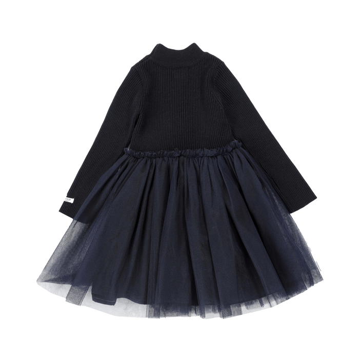 Donsje Lotus Dress | Night Blue