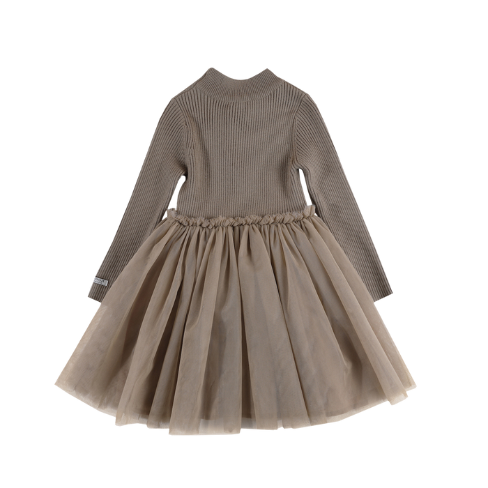 Donsje Lotus Dress | Taupe