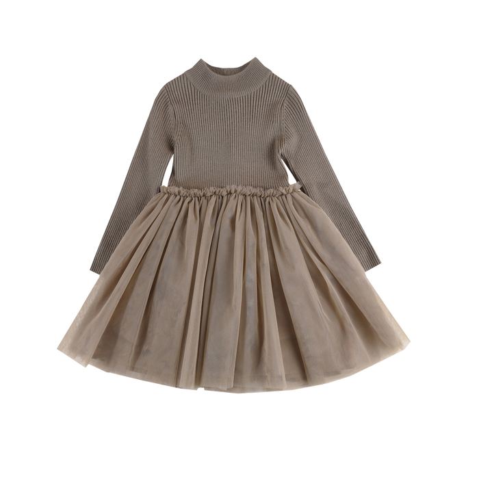 donsje Lotus Dress | Taupe