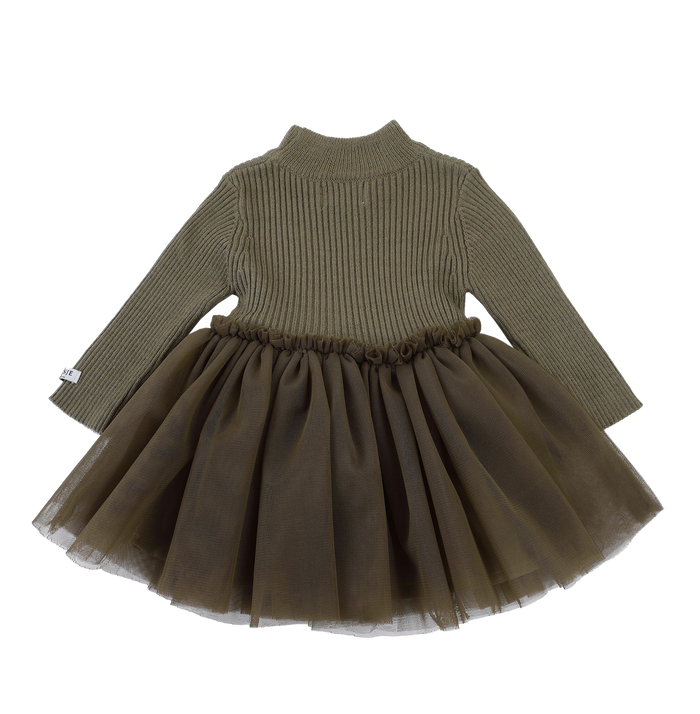 Donsje Lotus Dress | Warm Stone