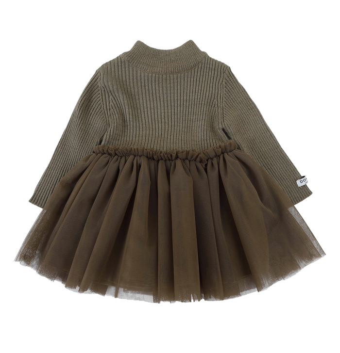 donsje Lotus Dress | Warm Stone