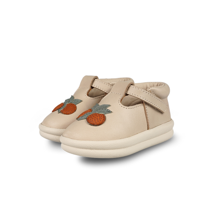 donsje Louwi Shoes | Arancia | Ivory Classic Leather