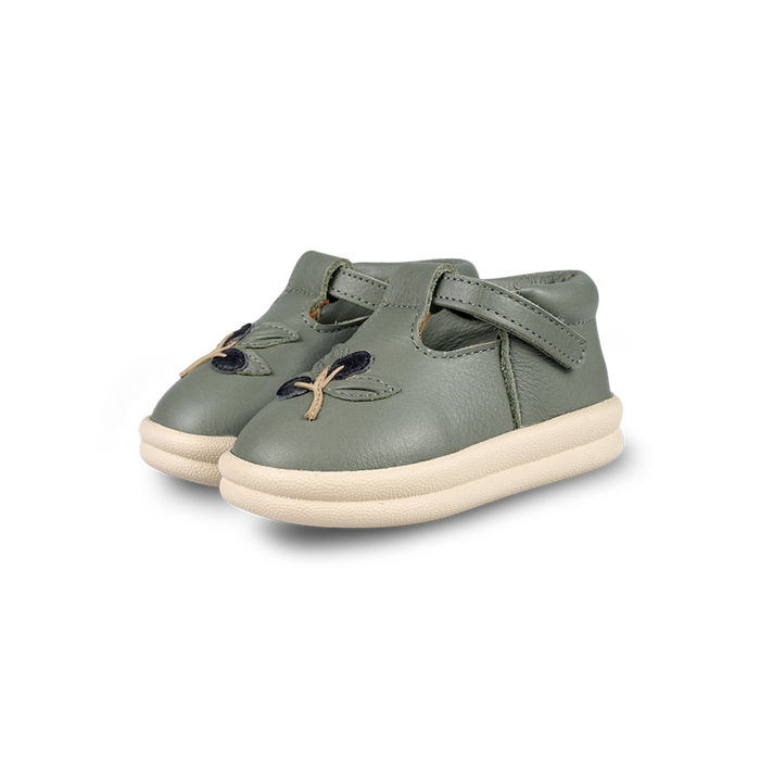 donsje Louwi Shoes | Olives | Green Bay Leather