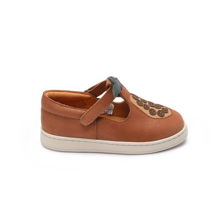 Donsje Lowy Shoes | Papaya | Walnut Leather