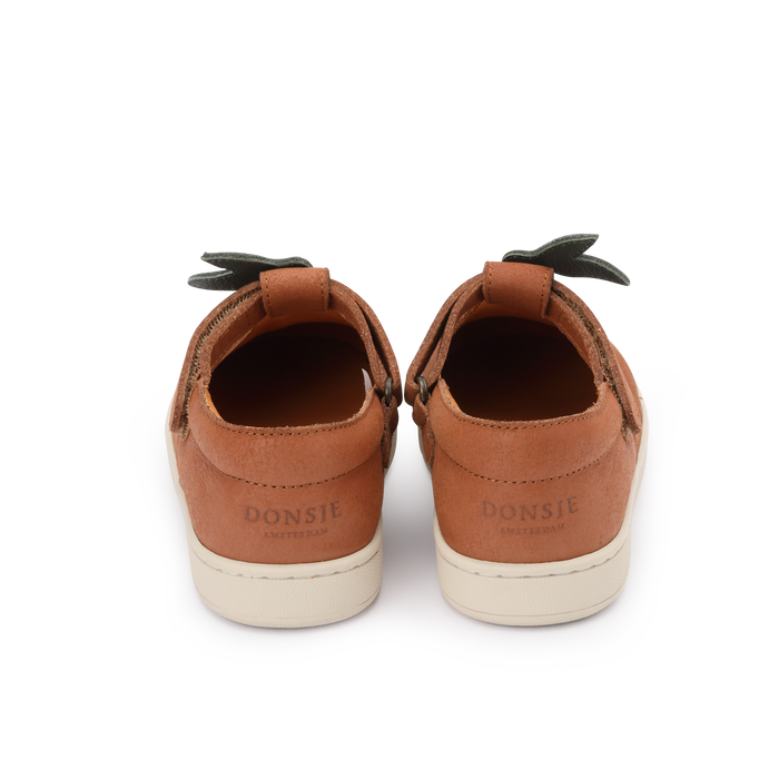 Donsje Lowy Shoes | Papaya | Walnut Leather