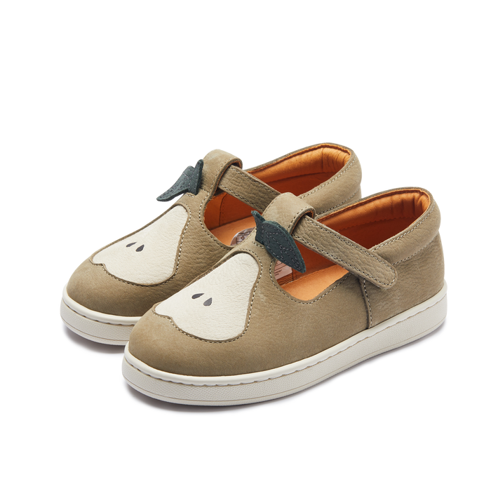 donsje Lowy Shoes | Pear | Sage Betting Leather